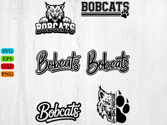 Bobcats SVG and PNG: A Versatile School Mascot Design