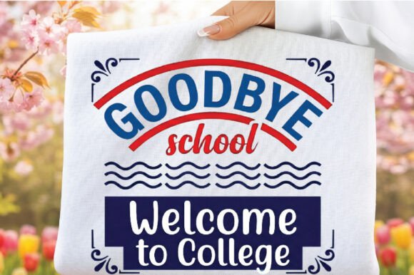 Celebrate Academic Milestones with Goodbye School Welcome to College SVG PN