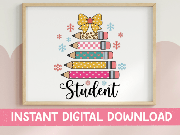 Christmas Pencil Tree Snowflake: A Festive Embroidery Design