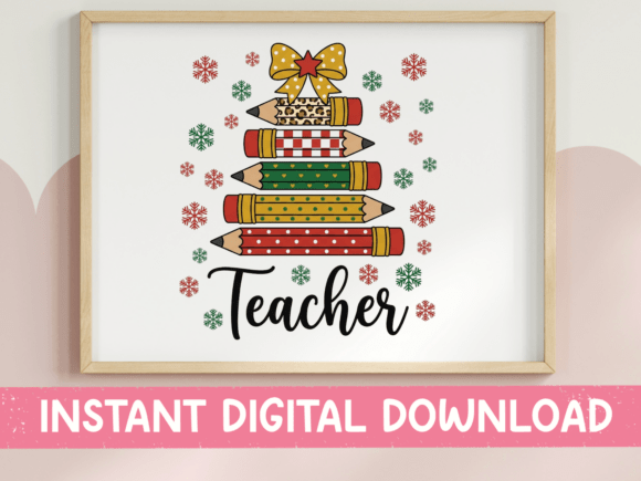 Christmas Student Pencil Snowflake: A Festive Embroidery Design