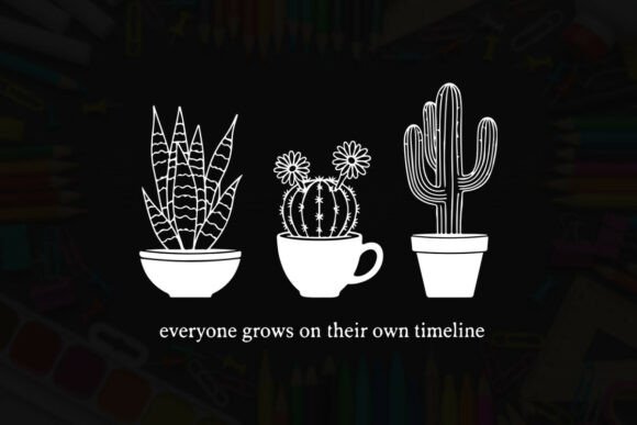 Everyone Grows on Their Own Timeline Tee