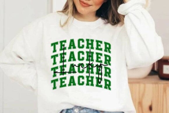 Lucky Teacher St Patrick's Day SVG PNG