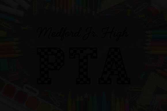 Medford Jr. High PTA Checkered Style