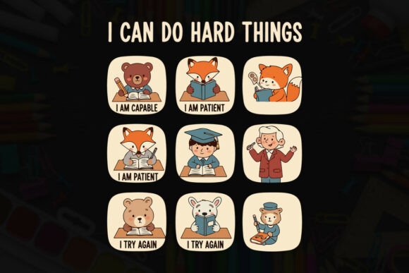 Resilience Learning Character Art for Teachers