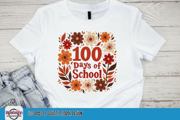 Review: 100 Days of School Floral Design PNG