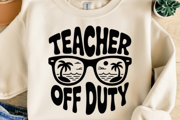Teacher Off Duty: A Fun Embroidery Design for Relaxation