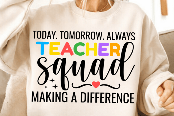 Teacher Squad Making a Difference SVG: A Closer Look