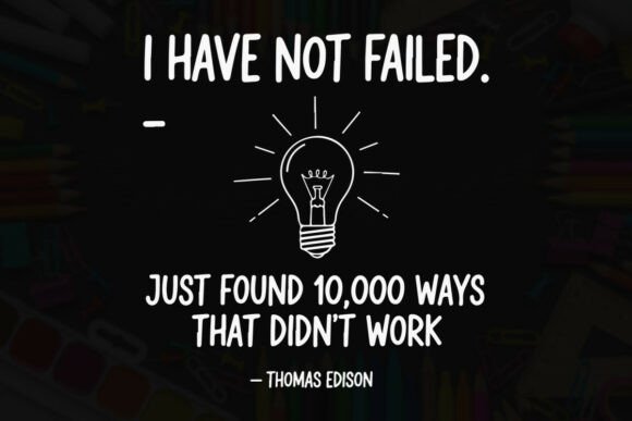 Thomas Edison Finding 10,000 Ways