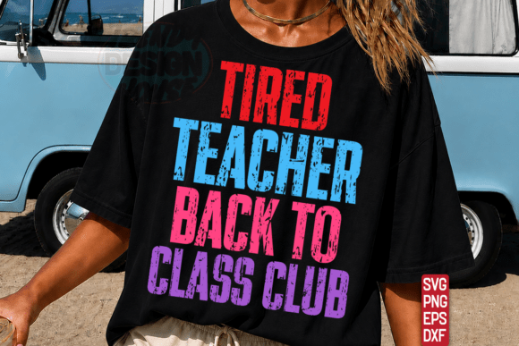 Tired Teacher Back to Class Club Design Review